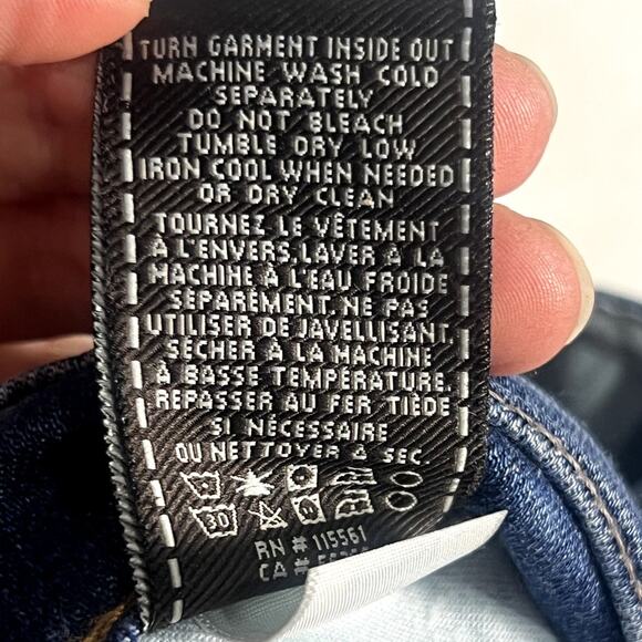 7 For All Mankind Luxe Performance Straight Womens Jeans Size 34 - Picture 6 of 6